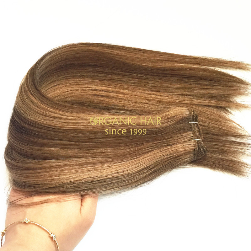 Colored brazilian remy hair extensions